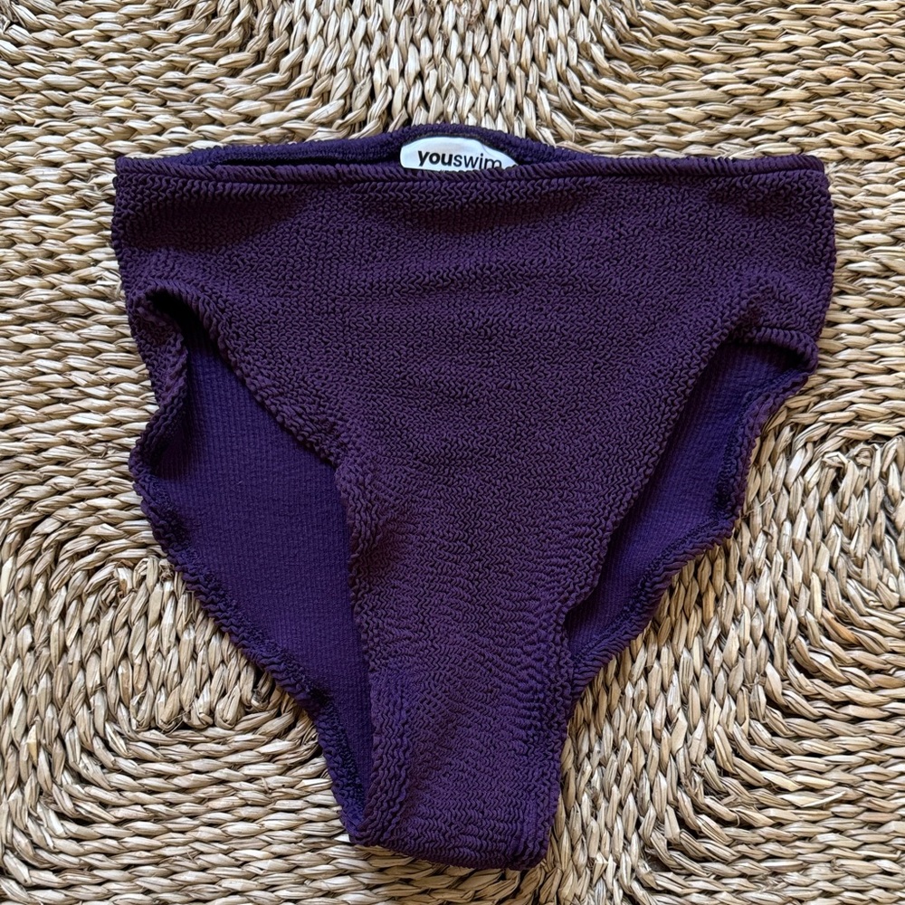 Youswim High Waist Bikini Bottom (grape)